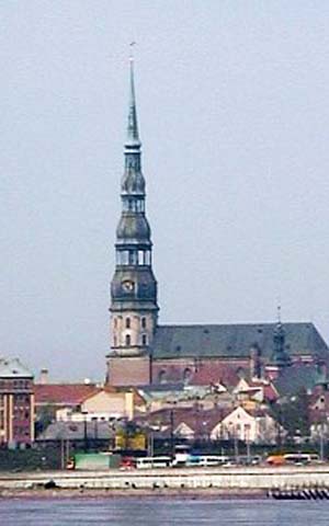  .   
Church of St Peter in Riga