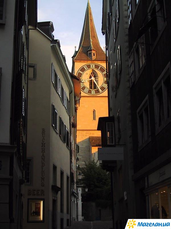  .   
Church of St Peter in Zurich